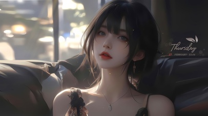 清冷破碎感少女