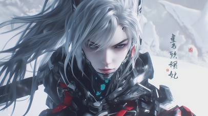 赛博机甲女战士