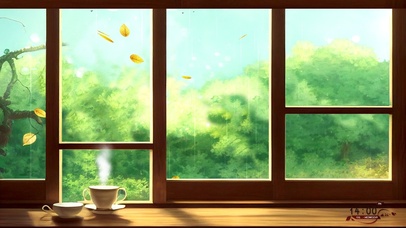 窗外的秋雨（护眼）