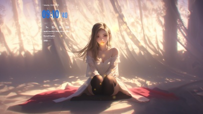 像秋水般清澈，忍不住想要守护