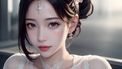 4k清纯古风美女