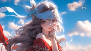 红衣女孩