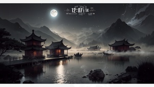 气质恢弘夜景