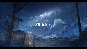 划过夜空