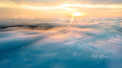 7K 4k 云上碧海蓝天