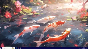 锦鲤池