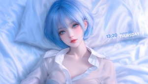 纯欲短发女孩