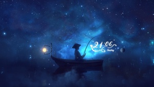 小河星空垂钓