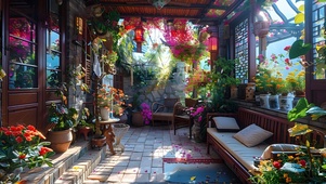 温馨小花园