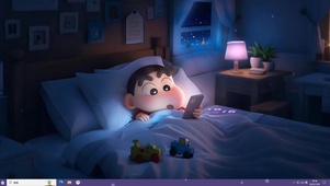 小新的夜生活—【主题桌面】