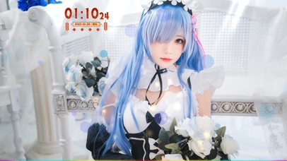 4K清纯性感动漫美女