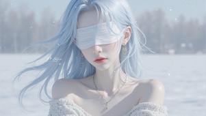 雪中倩影