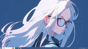 蓝色少女