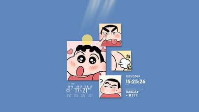 蜡笔小新 便签壁纸