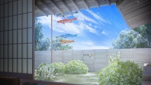 冬季庭院