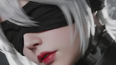 3D高质量立体感冷艳人像