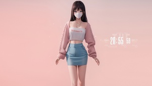 小清新可爱女孩