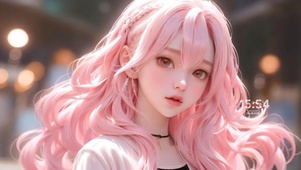 迷人可爱女孩