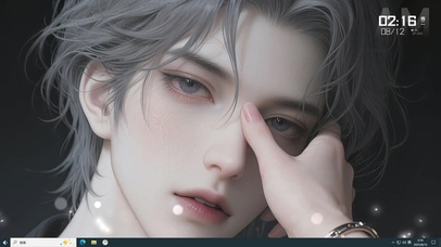 抚摸爱人的脸庞