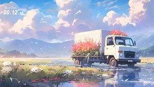 4k 夏日旅行车
