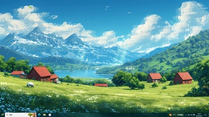 4K唯美春日乡村主题