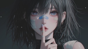 纯欲短发女孩
