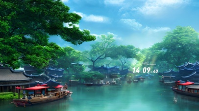 風景画 4k江南小镇(风景动态壁纸) - 动态壁纸下载- 元气壁纸