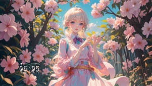 4K 可爱俏丽女孩