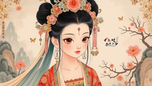 可爱插画女孩