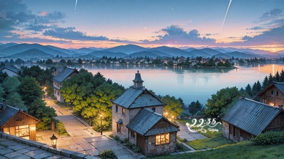 4K唯美治愈海滨小镇