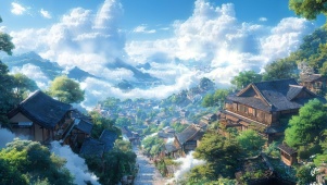 护眼山上阁楼