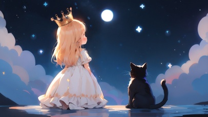 公主与猫