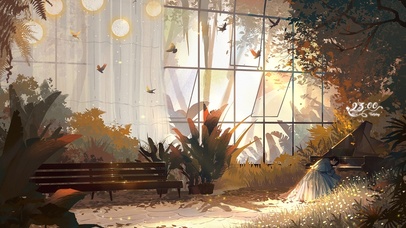 唯美梦幻钢琴旁的睡美人