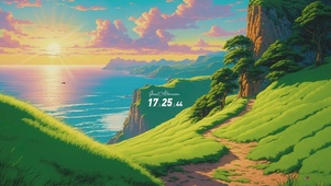 宫崎骏风格风景壁纸