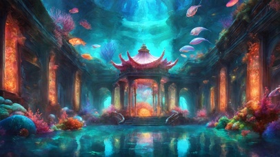 海光潋滟照仙居-龙宫秘境显繁华