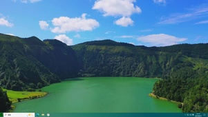 火山湖主题