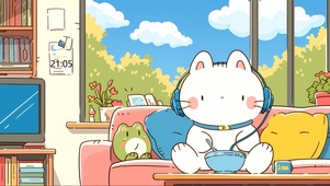 音乐猫咪