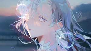 唯美微光少女