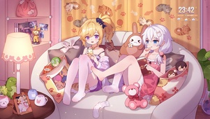 4K可爱白丝少女