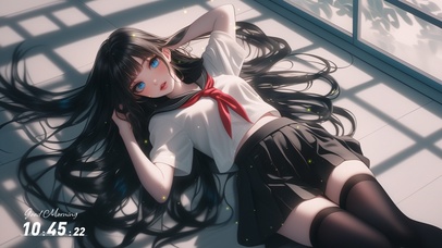 她眸光如秋水浅澈