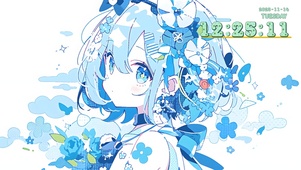 天蓝色的少女