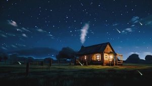 夜景AI星空壁纸