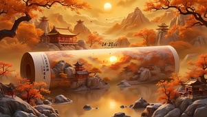 山海关画轴