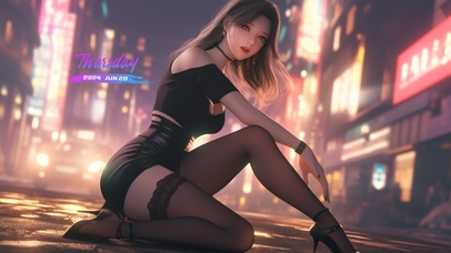 柳叶眉间藏月影，樱桃口里吐云霞