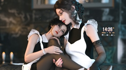 黑丝女仆小姐姐