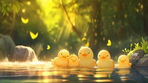 可爱鸭漂流记 4k	