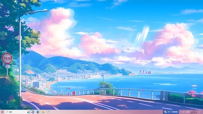 初夏云海粉云
