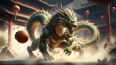 AI神兽之打篮球的龙