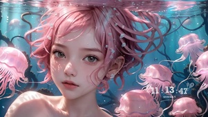 水母女孩4K