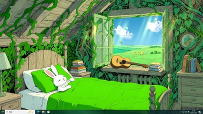 清新治愈护眼桌面